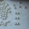 1Pc AAAAA Grade Perfect Round Natural Freshwater Pearl 10-11mm White Pre-Drilled Loose Pearl for DIY Pendant Jewelry Making