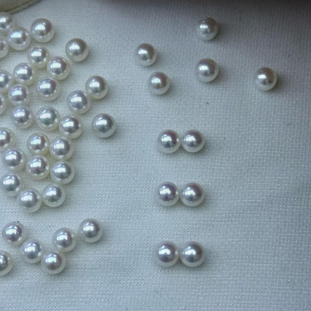 1Pc AAAAA Grade Perfect Round Natural Freshwater Pearl 10-11mm White Pre-Drilled Loose Pearl for DIY Pendant Jewelry Making