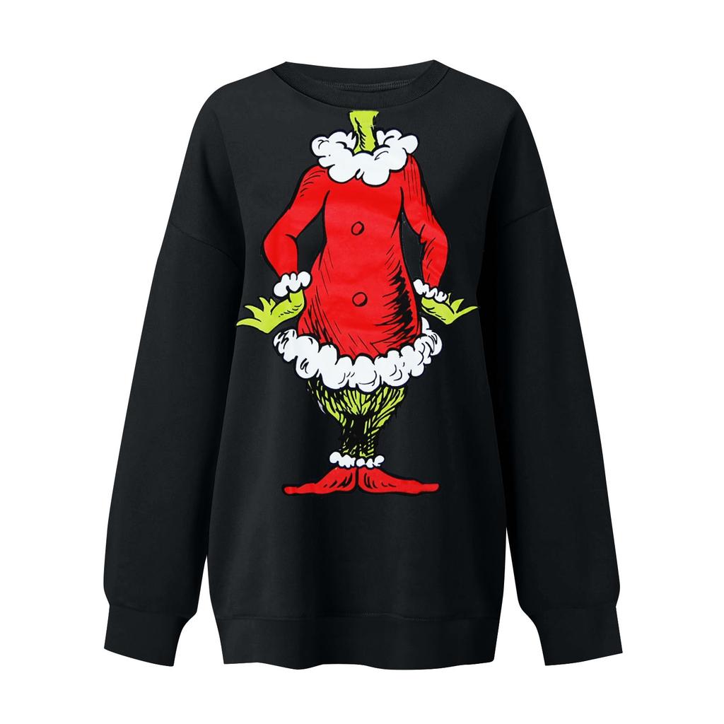 Damen Colorblock Sweatshirt Langarm Rundhalsausschnitt Lässig Bequem Locker Leicht Damen Sweatshirtt