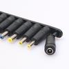  8Pcs Universal Power DC Adapter 8 Tips Head Charger Supply For Laptop PC