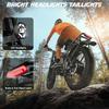 TIFGALOP Adult Electric Bicycle, 2000W Powerful Dual Motor, 52V 24Ah Lithium-ion Battery, 45-90 Km Range, 20-inch Wide Tires