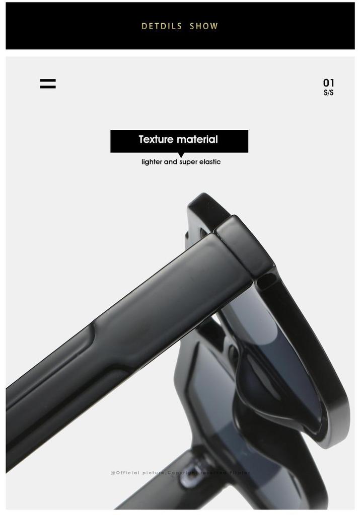 Trendy Unisex Pilot Square Sunglasses: European, American & Korean Styles