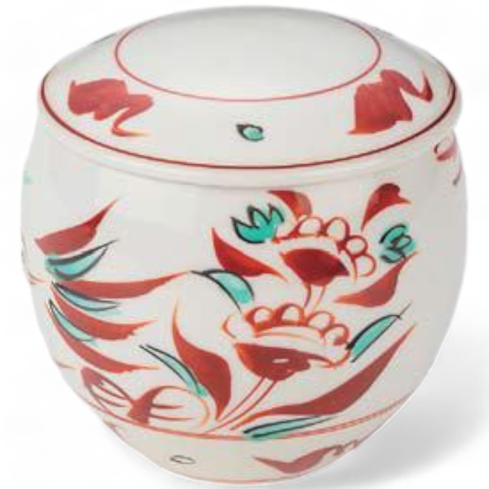 

Takumifu Arita Ware Chawanmushi Bowl, Ivory Wanrekimaru Steamed Bowl, Made in Japan