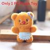 Bear Plush Butterfly Toy Cartoon Doll Keychain Backpack Pendant Holiday Gift