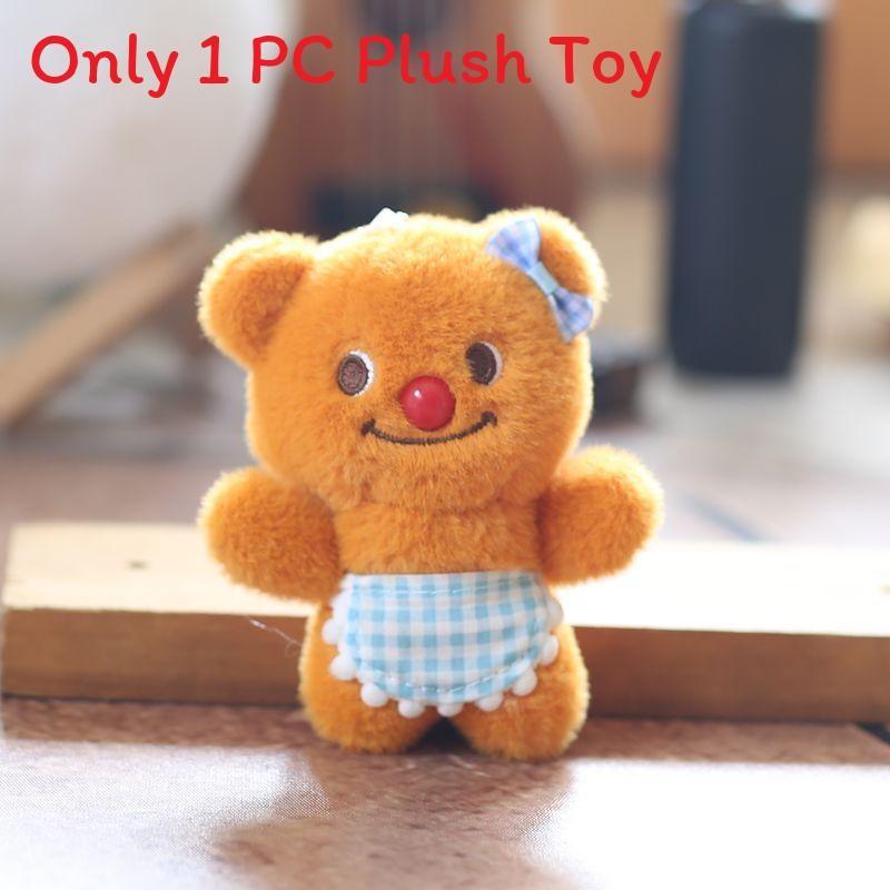 Bear Plush Butterfly Toy Cartoon Doll Keychain Backpack Pendant Holiday Gift
