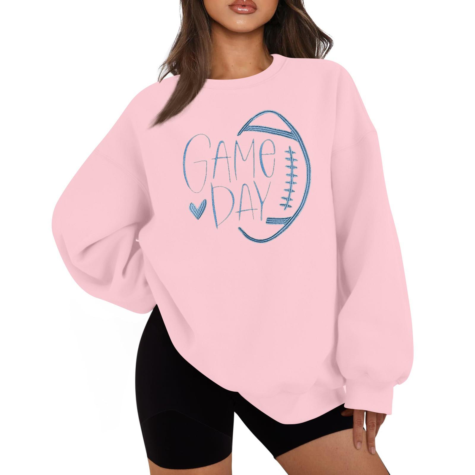 

Women s Sweatshirt Fall Vintage Graphic Long Sleeve Pullover Sweatshirt L