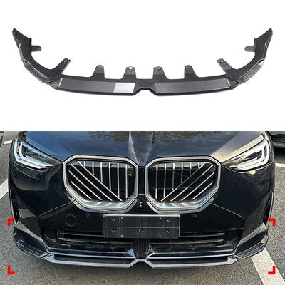 Car Front Bumper Lip Spoiler Diffuser Splitters Body Kit Aprons Cover Guard Trim For BMW X3 G45 2025 2026 MP Style