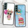 Baby Cute Owl Lover Cartoon Candy Winter Phone Case For Samsung Galaxy A12 A22 A32 A42 A52 A72 A54 A34 A24 A14 A73 A53 A33 A23 A