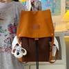 Mochilas para Estudantes do Ensino Médio e Universitárias Campus Simples Tendência Marca Grande Capacidade Mochila Bolsa para Computador Mochila Versátil