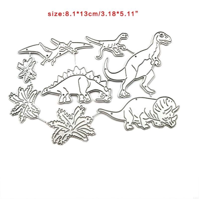 Dinosaur Metal Cutting Dies Stencil DIY Scrapbooking Album Paper Card Template Mold Embossing Decoration X3UC