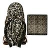 Stylish Leopard Print Sun Protective Lightweight Shawl Shoulder Wrap Scarf For Outdoor Beach Music Festivals