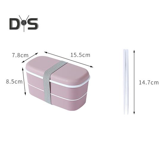 Heat Resistant Food Container 2 Layer Microwaveable Safe Multifunctional Food Container