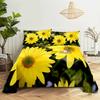 Lovers Room Bedding Set Bed Sheets and Pillowcases Bedding Flat Sheet Bed Sheet Set Sunflower Queen Sheet Set Gorgeous Girl