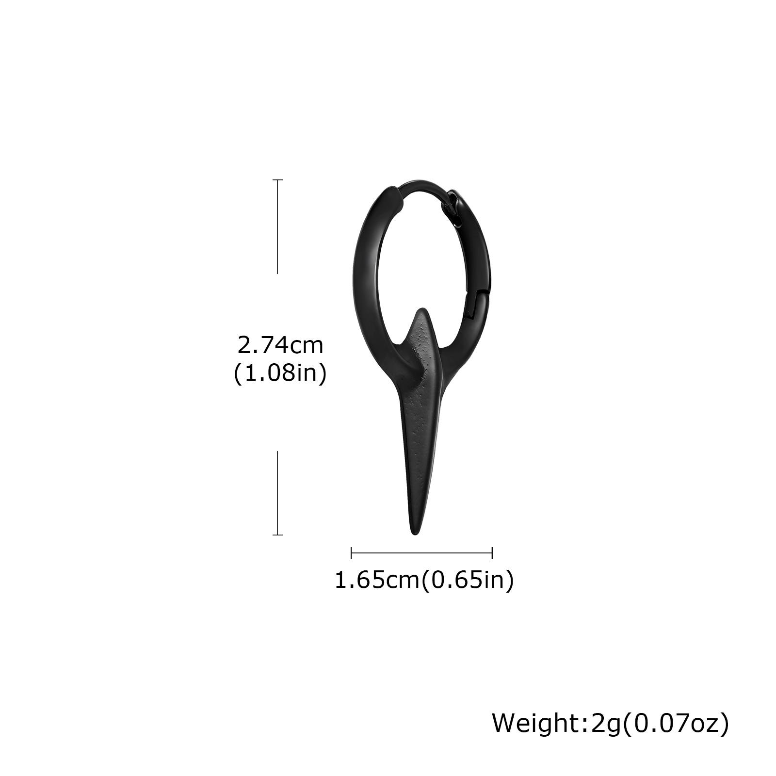 

Серьги-кольца хагги с конусообразными шипами для мужчин, мальчиков, маленькие металлические серьги геометрической формы медного цвета, рок, панк, циркон, подарки