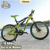 Non-Toxic Creative 1/10 Alloy Bicycle Model Diecast Simulates Display The Miniature Bicycle Toy Descend The Mountain Bike Model Toys Gift