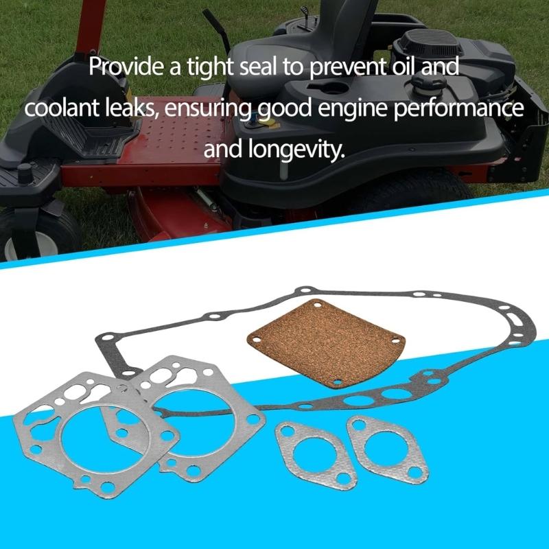 Engine Gasket Set For Lawn Equipment Models Includes Cover And Crankcase factors