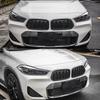 Car Styling Front Kidney Grille Dual Slat Grille For X2 F39 2018-2023 Racing Grills Glossy Black Car Accessories RDMEV1