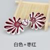 5 Pairs Fashion Flower Chinese Frog Closure Buttons Knot Fastener Sewing Handmade Craft DIY Cheongsam Cloth Button