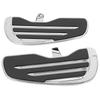 Aluminum Front   Floorboards Foot Pegs Footboard Fit for Indian   Sixty Bobber 20152021(Matte Black Glossy Black )