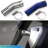 Motorcycle Exhaust Elbow Pipe for PCX160/GSX250/CB400F 25cm Stainless Steel Tail Pipe Protector Motor Exhaust Pipe End Cover