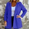 Women's Fashion Casual Hooded  Long-Sleeve Solid Jacket