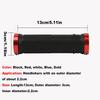 2PCS/Set Bicycle Rubber Grips Alloy Lock Bilateral Lock Handlebar Grips Anti Slip Cycling Handlebar Sleeve Bicycle Accessories