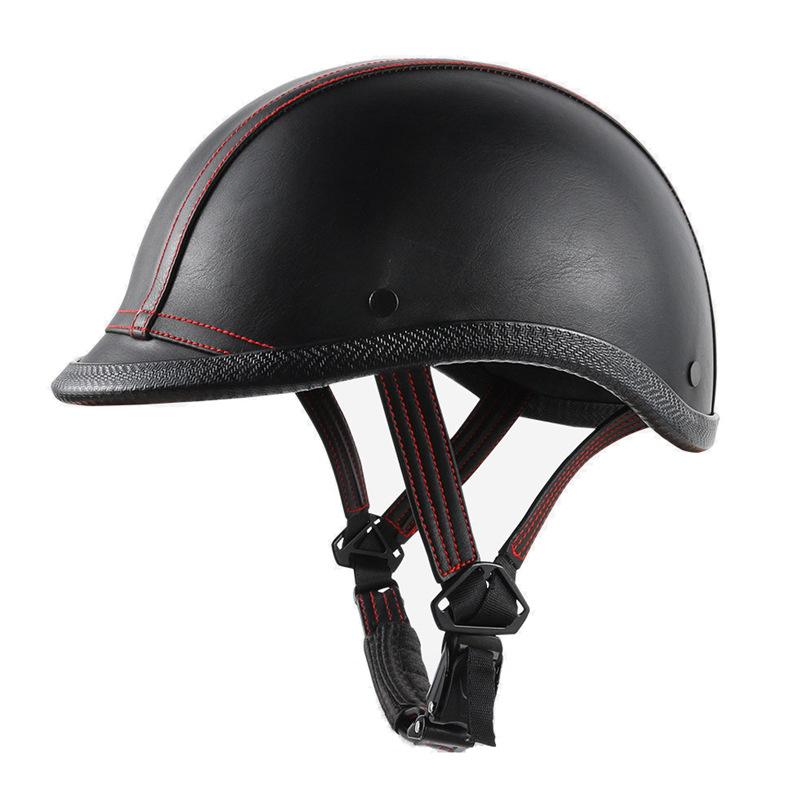 [Custom] Cross-Border Retro German-Style Adult Men s Women s Motorcycle/Electric Bike Riding Helmet 3C/DOT Certified One size 5660 cm