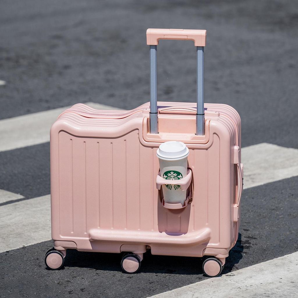 Children's Ride-On Suitcase with Universal Wheels & Combination Lock - 20 Inch