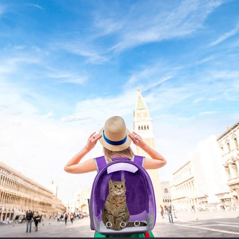 Backpack Carrier/Bubble Carrying Bag for Small Medium Dogs Cats, Space Capsule Pet Carrier for