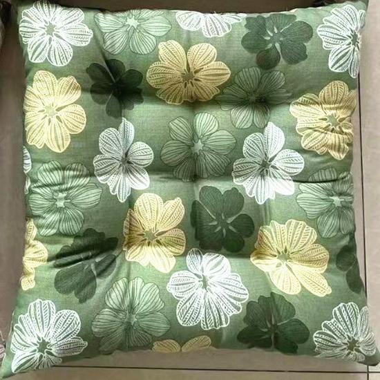 Thickened Printed Chair Seat Pad for Office, Student, or Dining Chairs