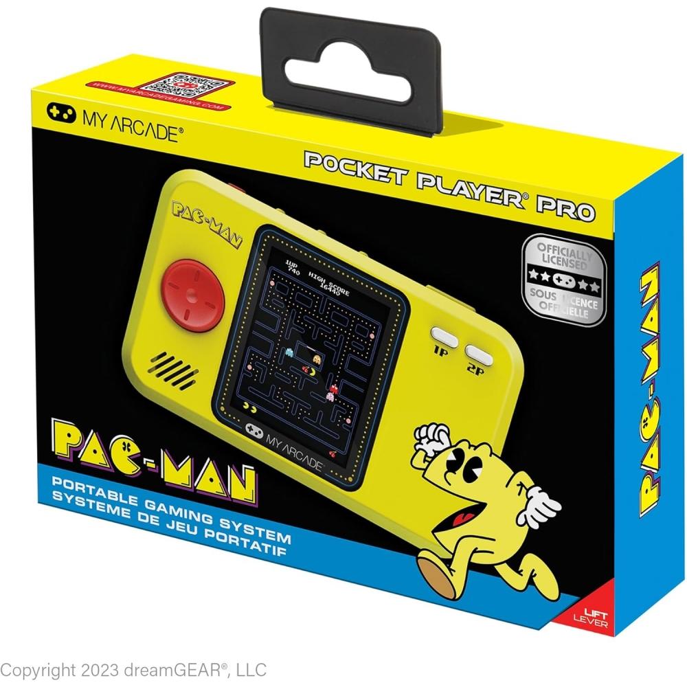 My Arcade Pacman Pocket Player Pro  2.75 Inch Color Display  Portable Video Game