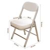 Foldable Office Chair Modern Ergonomic Computer Chairs Elegant Portable Backrest Chairs Relaxing Single Person Dining Chair