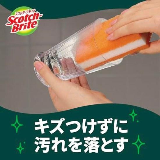 3M Scotch-Brite Kitchen Color Sponge Dishwashing Dish Long 6 pieces