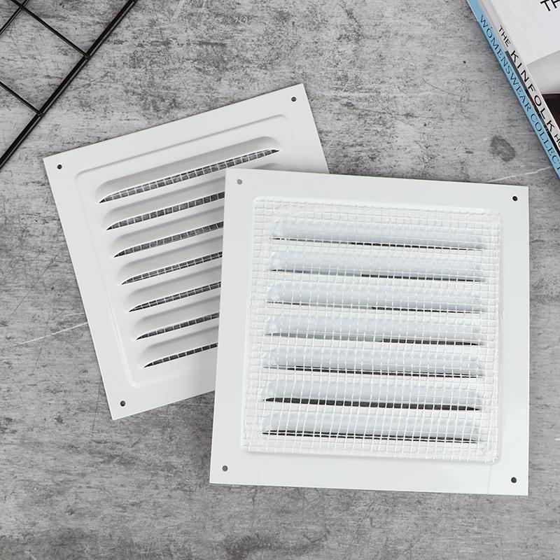1Pc 100-250mm Aluminum Alloy Air Vent Grille Air System Net Cover Screen Exhaust Outlet Square Heating Cooling Vents Plate