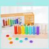 Wooden Childrens Rainbow Ferrule Learning Toy For Sensory And Cognitive Development