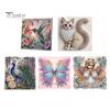 Immersive Leisure Time Crafts Butterfly Faux Diamond Art Kit, Flower Peacock Hummingbird Pearl Kit 3D Sparkling Bead Painting Craft for Adults,