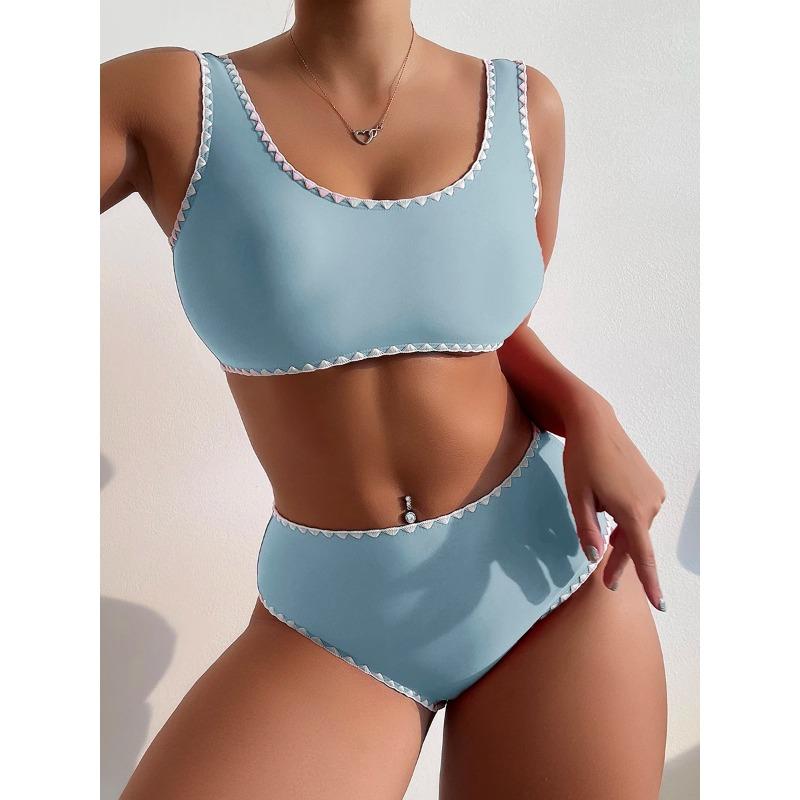 High Waist Bikini Woman 2026 New Sexy Lace Swimwear Women Swimsuit High Cut Push Up Bikinis Set 2 Pieces Bathing Suit Beach Wea