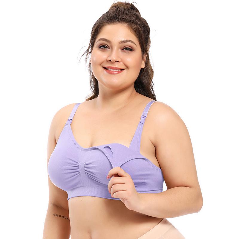 Avrupa Beden Ön Kapamalı Balensiz Hamile Push-Up Emzirme Sütyeni, Ayarlanabilir Sarkma Önleyici Besleme İç Çamaşırı