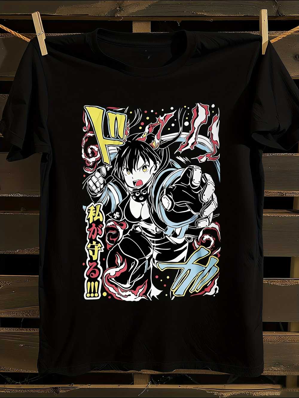 Fire Force Anime T-Shirt XL