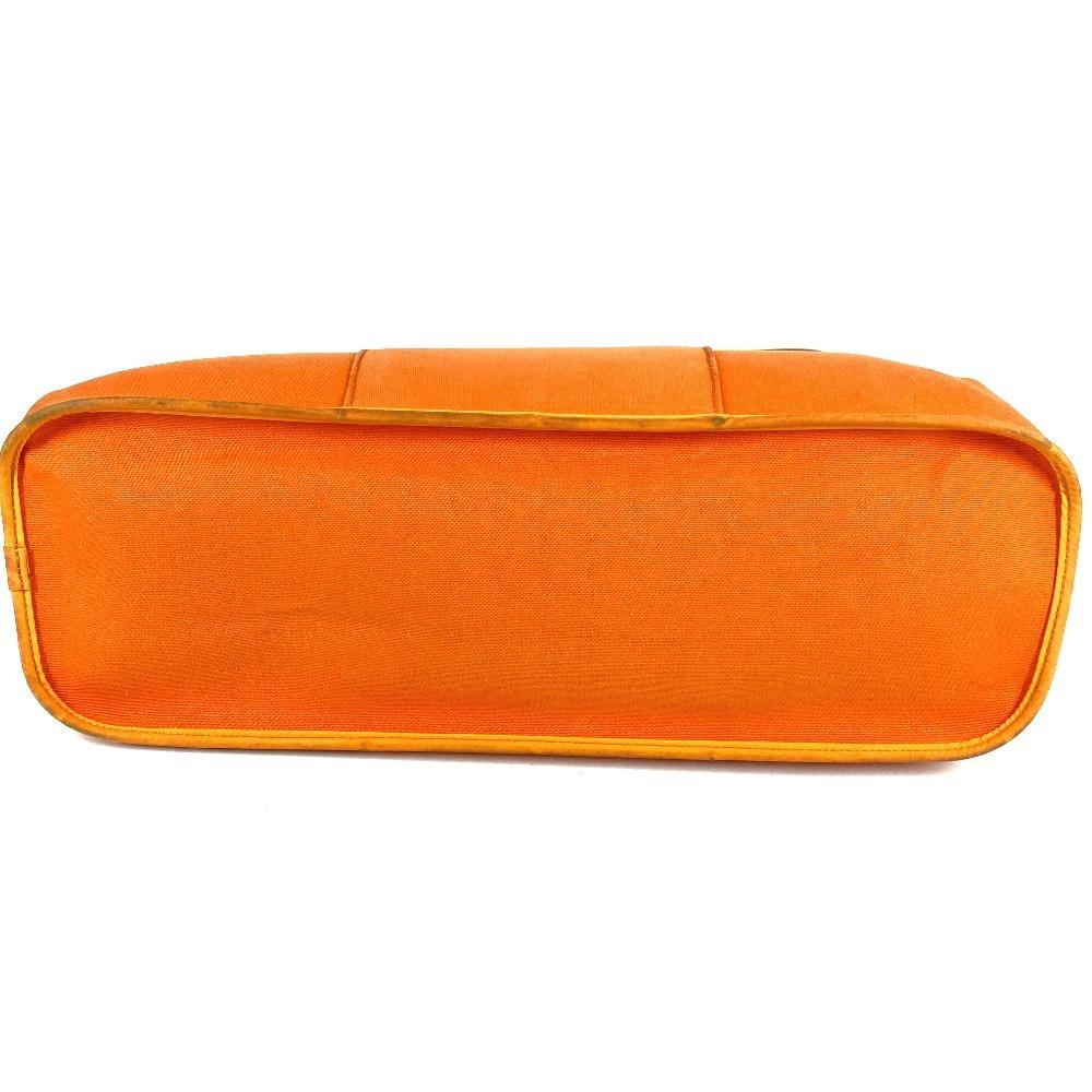 HERMES Kabak Elan PM Kabak Elan PM Shoulder Bag Tote Bag Canvas/Leather Orange