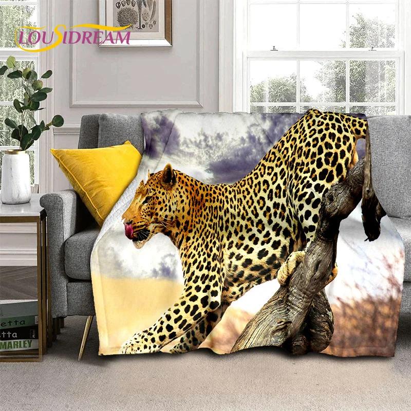 Animal Cartoon Leopard Cheetah Beast Fashion Blanket,Soft Throw Fashion Blanket for Home Bedroom Bed Sofa Picnic Travel Office Cover Fashion