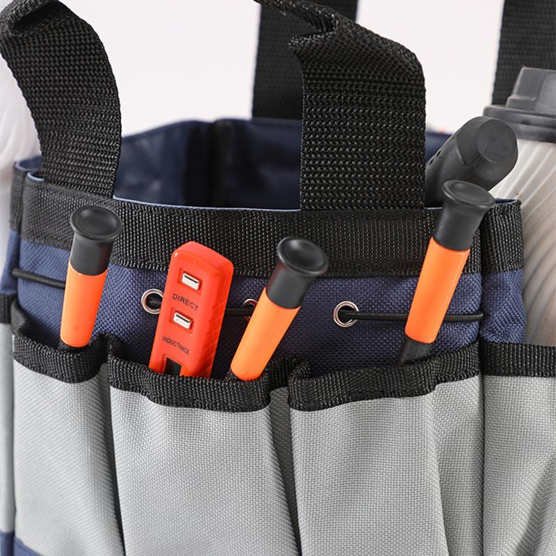 Large Capacity Storage Bag Waterproof Gardening Bags Outdoor Garden Tool Kit Organizer Multi Pocket Hardware Tool Hand Bags
