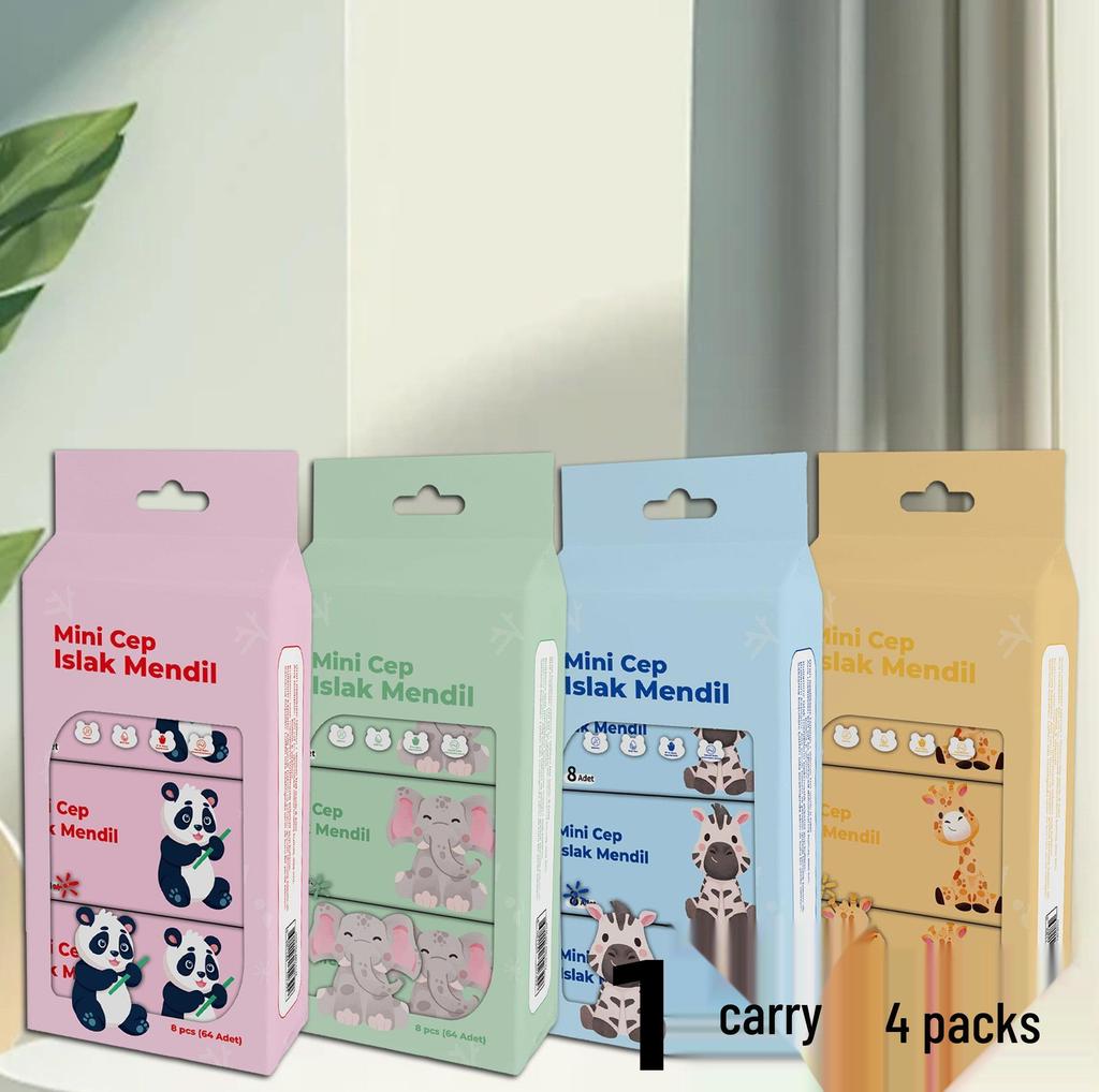 Tragbare Baby Hand & Mund Mini Feuchttücher