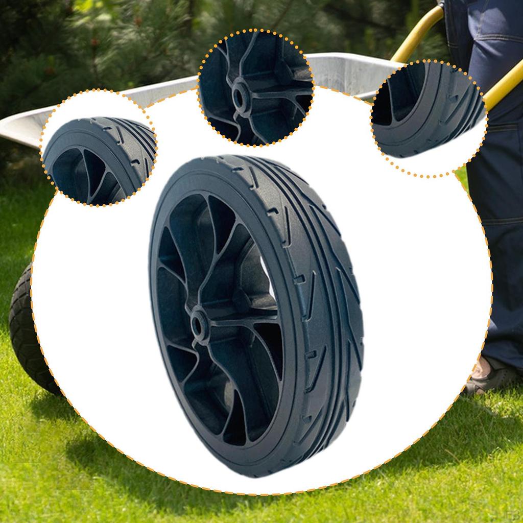 Cart Wheel Pneumatic Easy to Install Wheelbarrow Made of PP PVC Suitable for Gardening