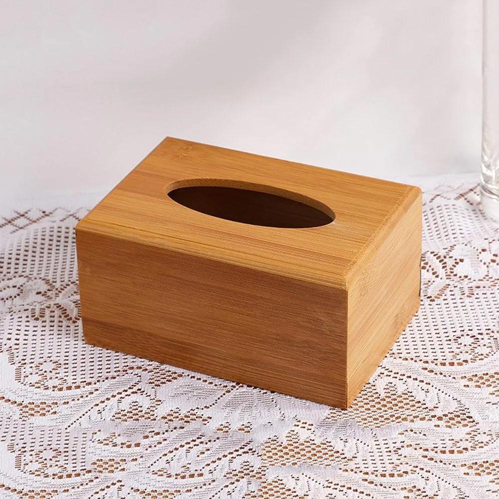 Fashion Home Square Table Decoration Eco-Friendly Desktop Organizer Tissue Holder Storage Box Tissue Rack Napkin Holder