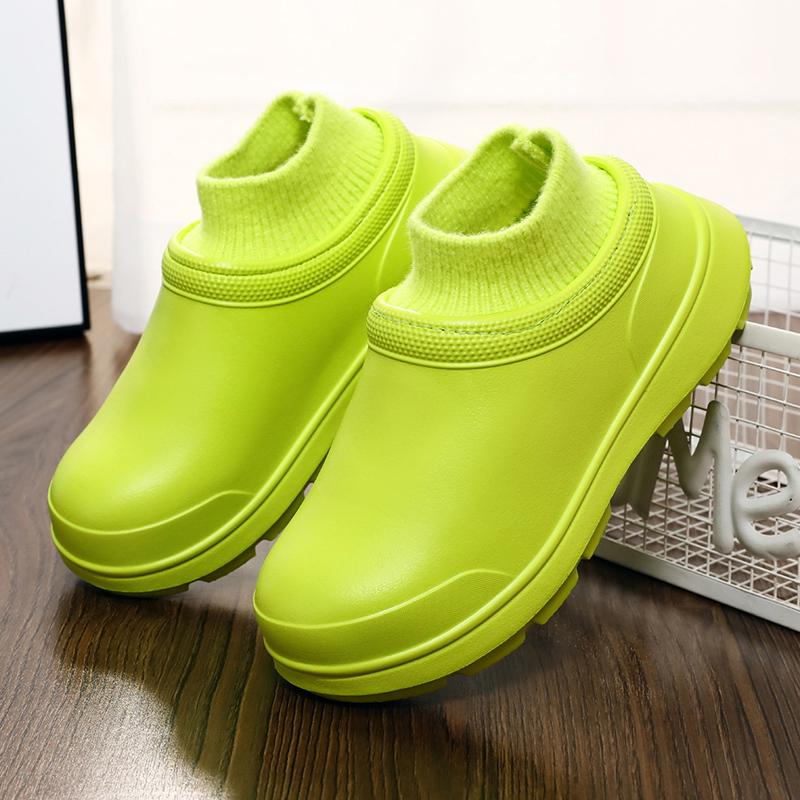 Herbst und Winter Paar Wasserdicht Plüsch Warm Baumwollschuhe Outdoor Plateau Rutschfest Lässig Mode Basic Vielseitig