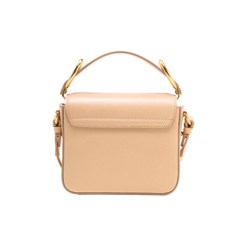 Chloe Metal C Letter Mini Shoulder Crossbody Handbag Women Handbags Pink Apricot CHC19-US193A37-6H6