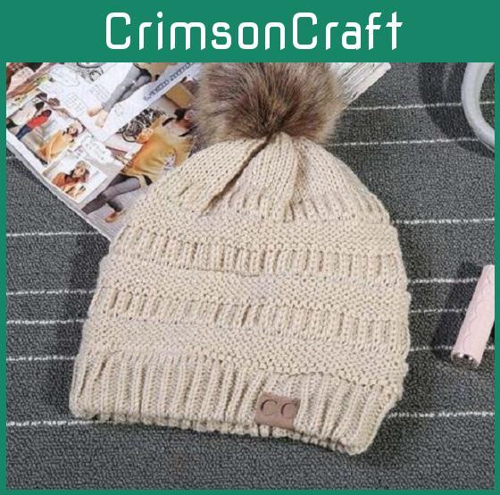 Fashionable Grid Pattern Crochet Acrylic Beanie Hat For All Seasons