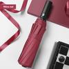 12K Custom Logo Automatic Three-Folding Sunshade Umbrella 105cm Open Diameter Classic Design Best Seller Adults Travel Summer