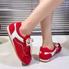 Mesh double lace-up German training shoes women's summer 2025 new fashion versatile foot small sports casual white shoes